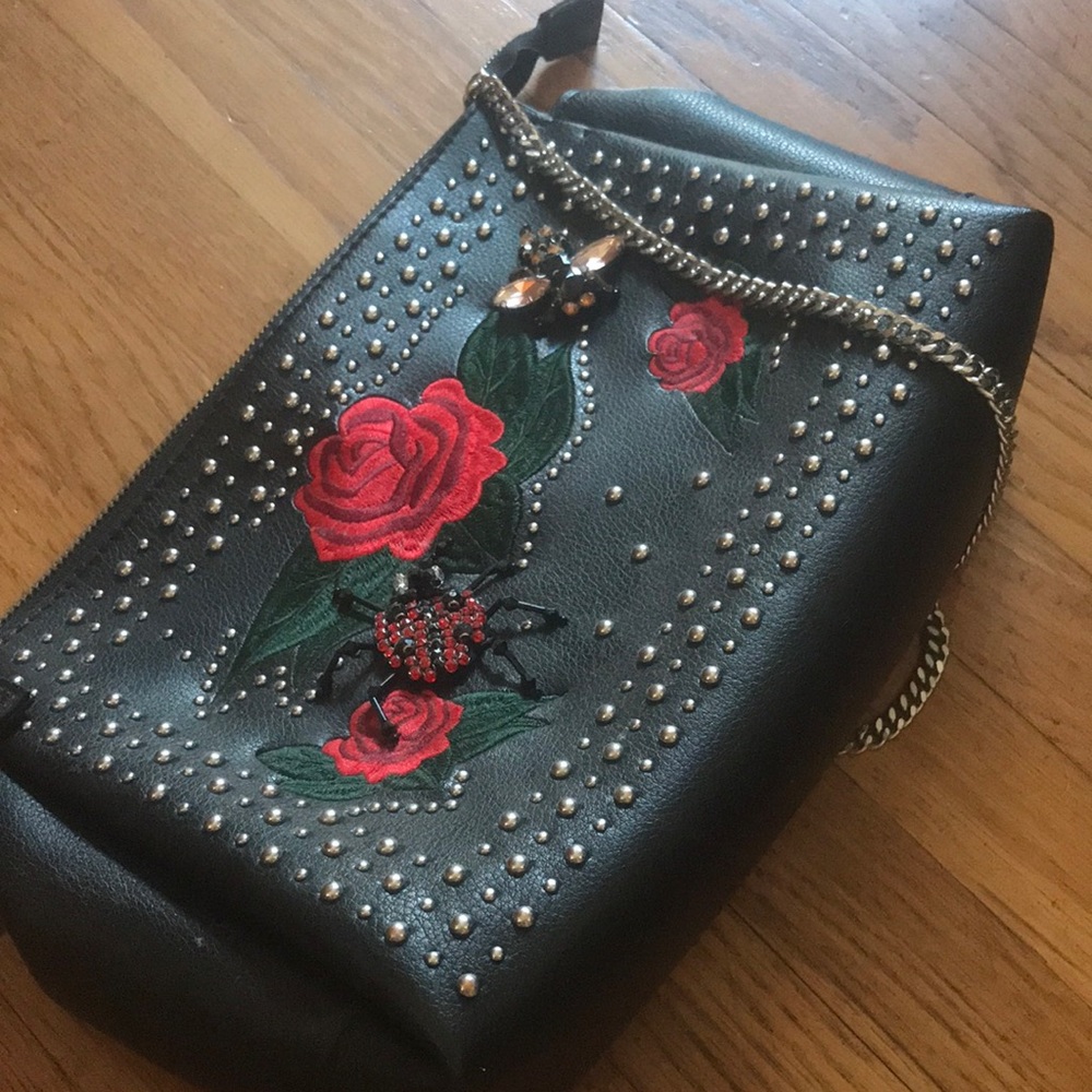 Zara Studded Leather Bag